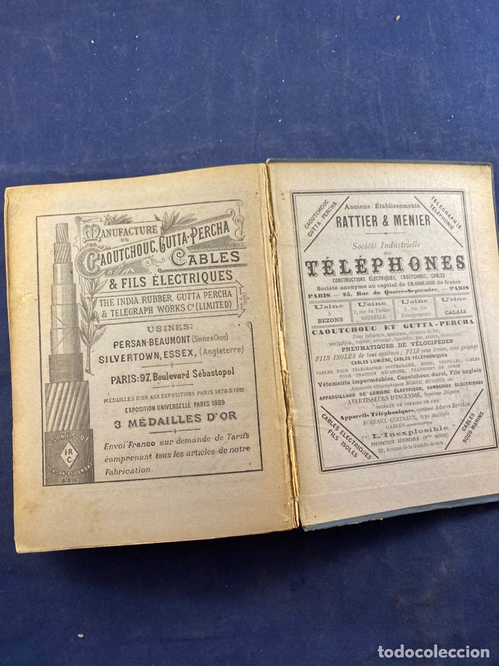 Libros antiguos: MANUEL DE L&rsquo;OUVRIER MONTEUR ELECTRICIEN - Foto 5