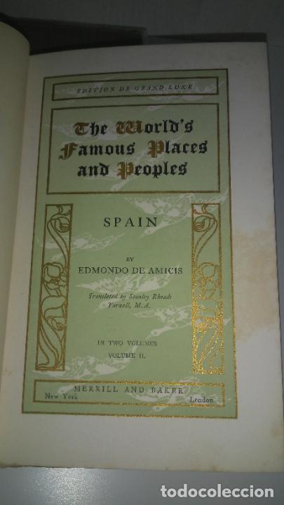 Libros antiguos: SPAIN - E.DE AMICIS - A&Ntilde;O 1895 - EDICION DE GRAN LUJO&middot;NUMERADA DE BIBLIOFILO. - Foto 19