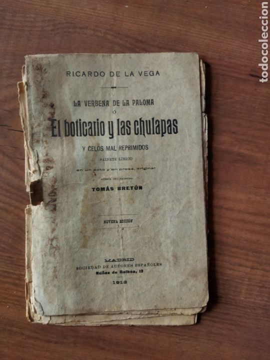 Libros antiguos: El boticario y las chulapas - Foto 1