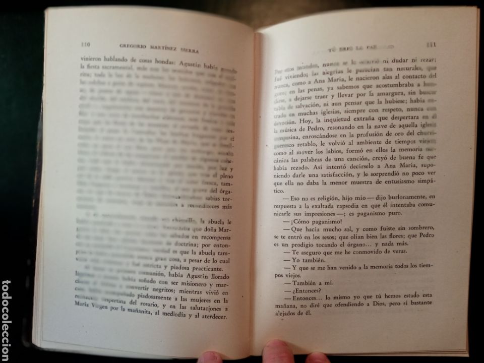 Libros antiguos: Tu eres la paz - Gregorio Martinez Serra MONTANER Y SIMON - Foto 4