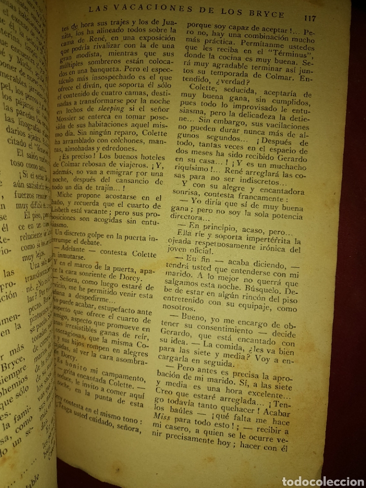 Libros antiguos: LAS VACACIONES DE LOS BRYCE 1932 SIN TAPAS - Foto 3
