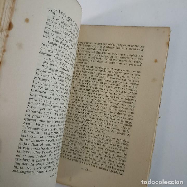 Libros antiguos: El tresor del vell cavaller - Erckmann-Chatrian - Foto 4