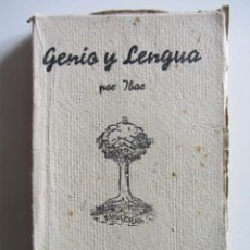 Libros antiguos: GENIO Y LENGUA POR IBAR. LIBRERIA DE MOCOROA HERMANOS. TOLOSA 1936 DEFENSA DEL EUSKERA-VASCO. Lote 328082063
