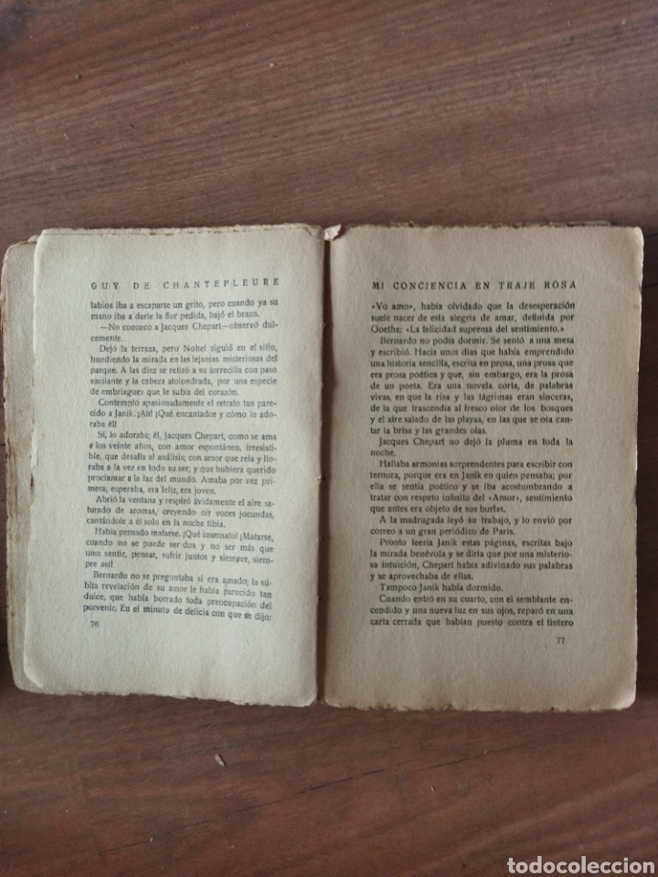 Libros antiguos: Mi conciencia en traje rosa - Foto 2