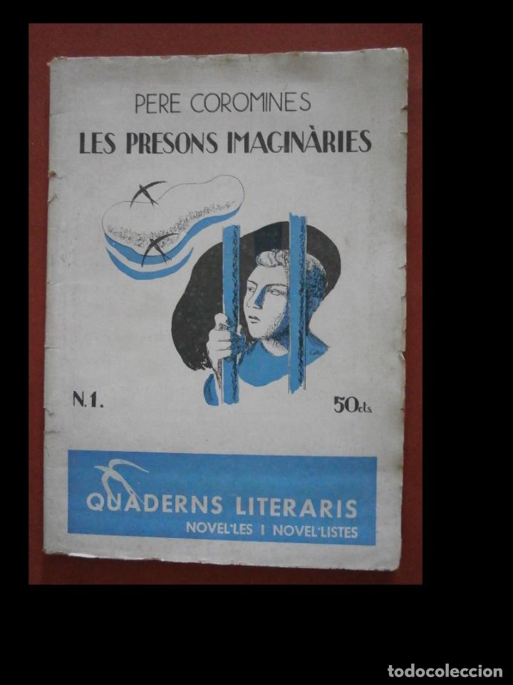 Libros antiguos: Les presons imagin&agrave;ries. Pere Coromines - Foto 1