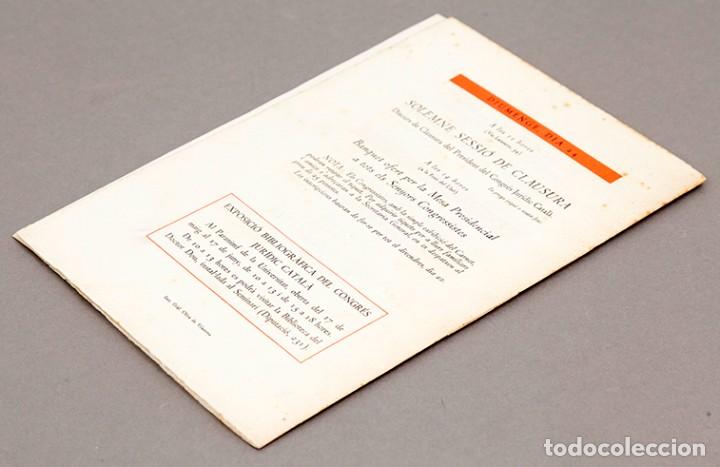 Libros antiguos: CONGR&Eacute;S JUR&Iacute;DIC CATAL&Agrave; - PROGRAMA DACTES - 1936 - OLIVA DE VILANOVA IMPRESSOR - Foto 6