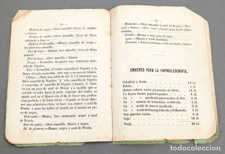 Libros antiguos: PAPIROLEOGRAF&Iacute;A Y CRISTALEOGRAF&Iacute;A - 1865 - Foto 4