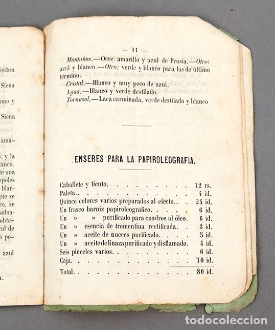 Libros antiguos: PAPIROLEOGRAF&Iacute;A Y CRISTALEOGRAF&Iacute;A - 1865 - Foto 6