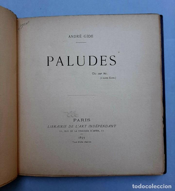 Libros antiguos: Andr&eacute; Gide - Paludes - 1895 - Foto 4