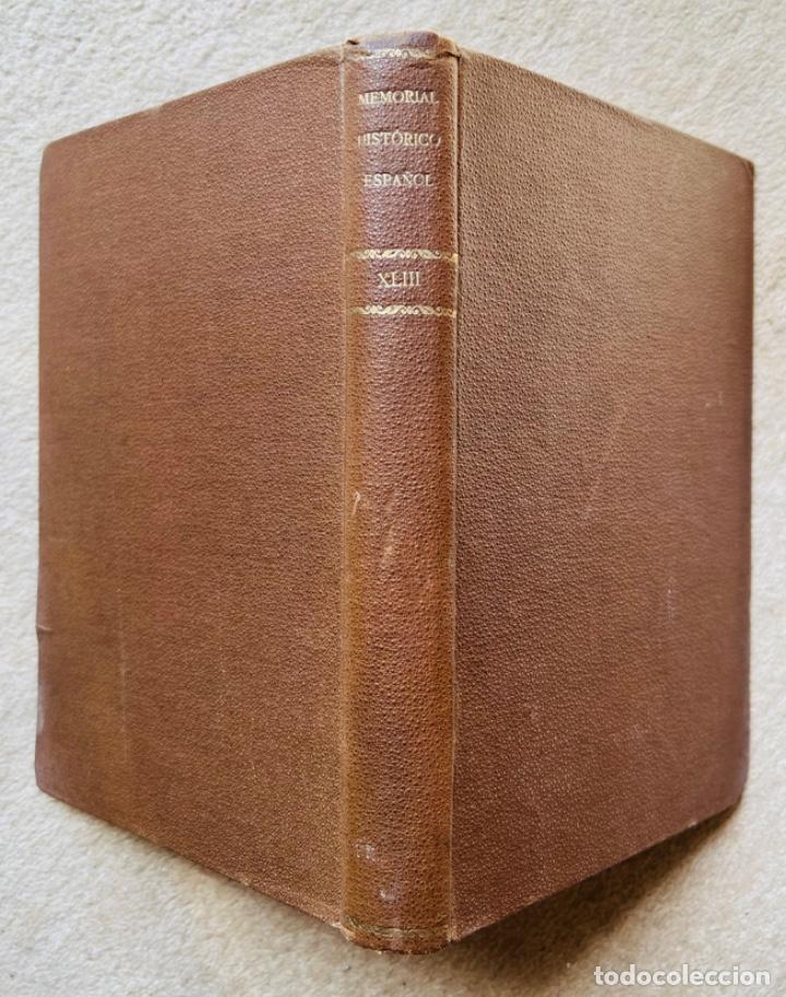 Livros antigos: Memorial Hist&oacute;rico Espa&ntilde;ol - Tomo XLIII - Relaciones de pueblos provincia de Guadalajara - Vol. III