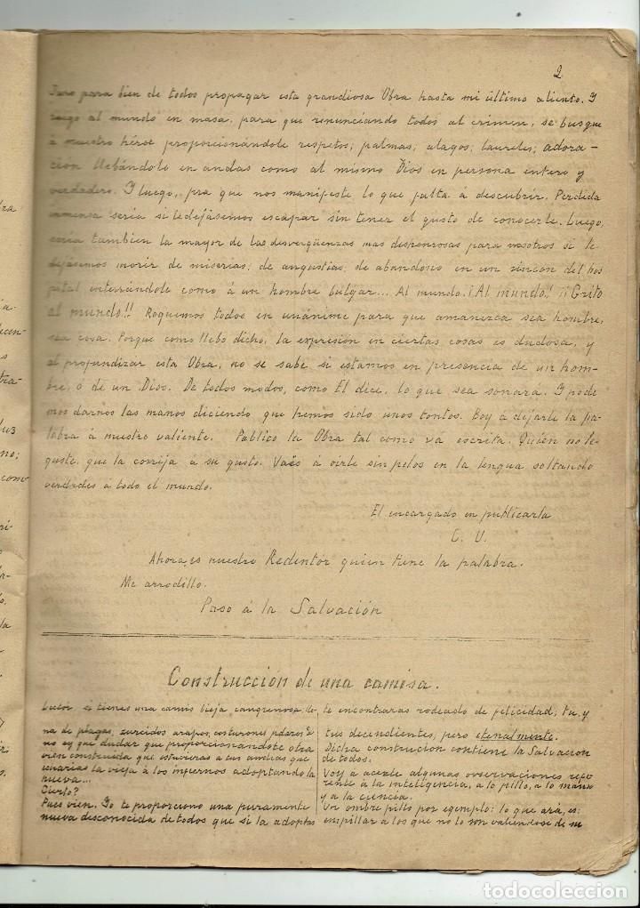 Libros antiguos: CONSTRUCCI&Oacute;N DE UNA CAMISA (AN&Oacute;NIMO) (1.7) - Foto 3