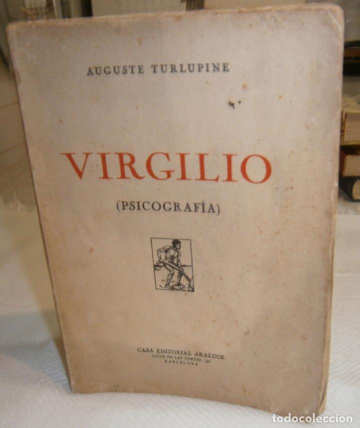 Livros antigos: Virgilio -Psicografia- Auguste Turlupine a&ntilde;o 1931