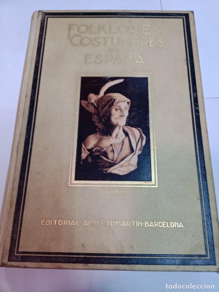 Libros antiguos: Folklore y costumbres de Espa&ntilde;a tomo 1 SA8872 - Foto 1