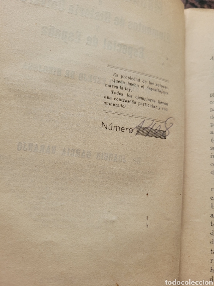 Libros antiguos: Manual de Historia de 1923 - Foto 2