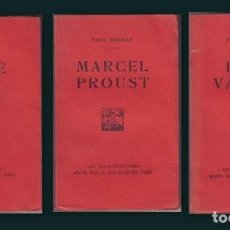 Libros antiguos: SOUDAY, PAUL: MARCEL PROUST. ANDRE GIDE. PAUL VALERY. 'LES DOCUMMENTAIRES'.. Lote 330500388