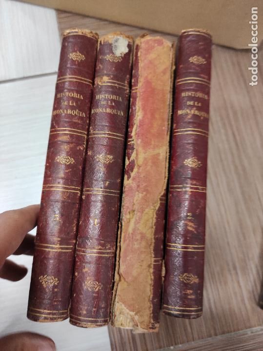 Libri antichi: HISTORIA DE LA MONARQU&Iacute;A En EUROPA EUROPEA 1860 M FRANCIS LACOMBE 4 TOMOS