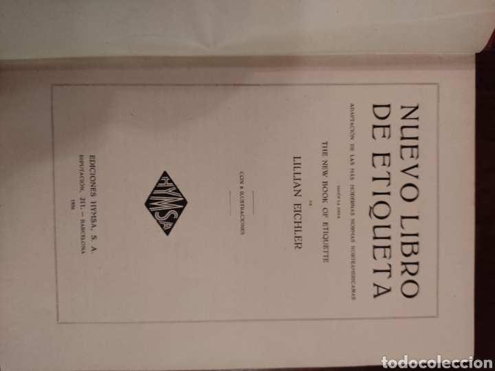 Libros antiguos: Nuevo libro de etiqueta - Foto 2