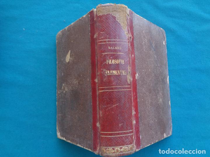 Libros antiguos: CURSO DE FILOSOF&Iacute;A ELEMENTAL, JAIME BALMES - Foto 5