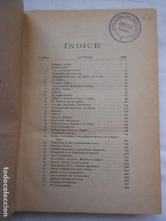 Libros antiguos: COMPENDIO DE HISTORIA UNIVERSAL. MORENO ESPINOSA. - Foto 3