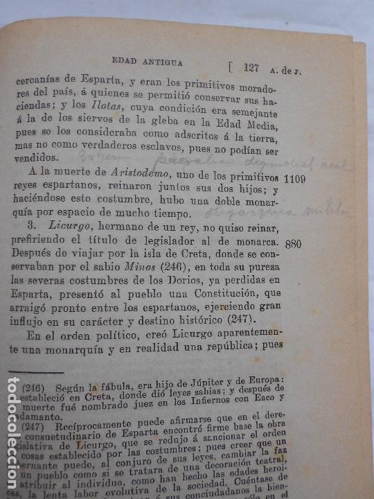 Libros antiguos: COMPENDIO DE HISTORIA UNIVERSAL. MORENO ESPINOSA. - Foto 4