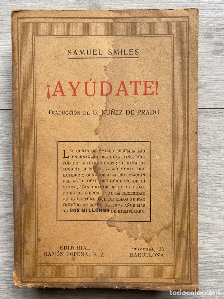 Libros antiguos: AY&Uacute;DATE! / Smiles - Foto 2