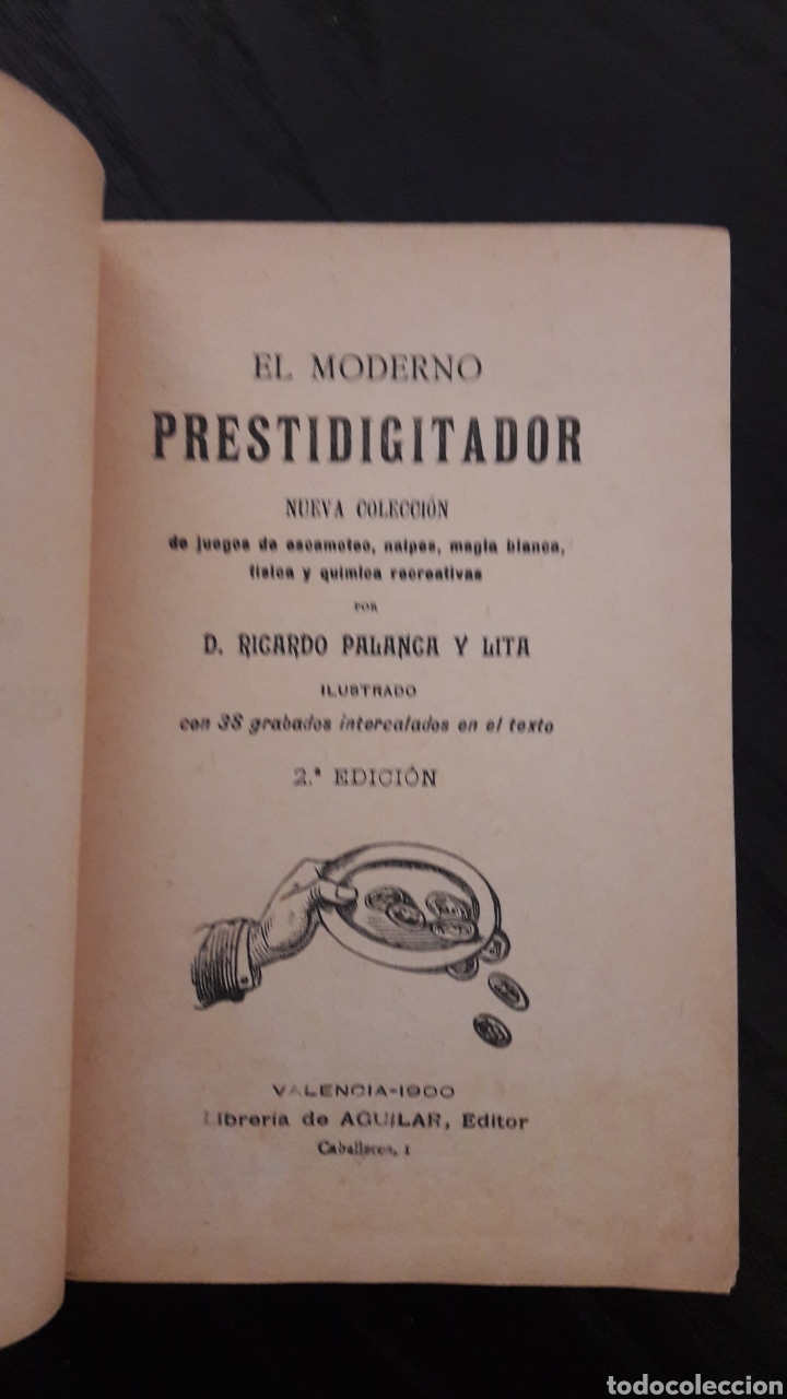 Libros antiguos: El moderno Prestidigitador - Foto 5