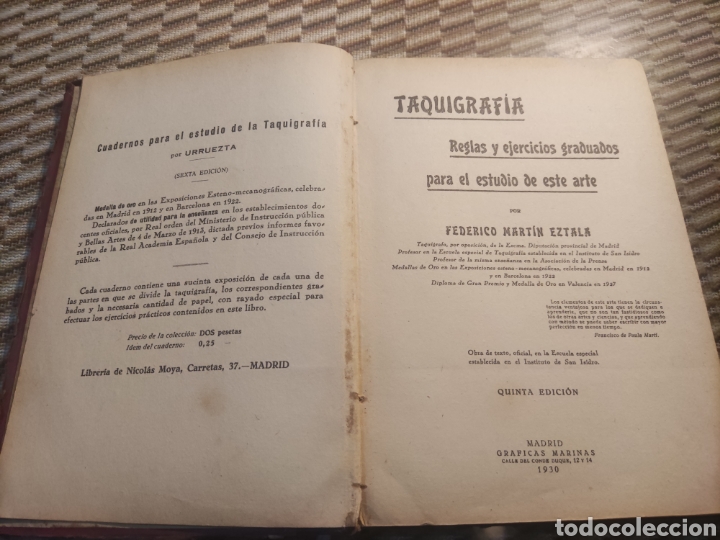 Libros antiguos: Taquigraf&iacute;a....Julia Bolufer Idorra. - Foto 2