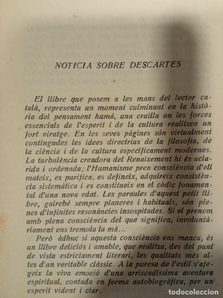 Libros antiguos: Descartes discurs del metode 1929 - Foto 3