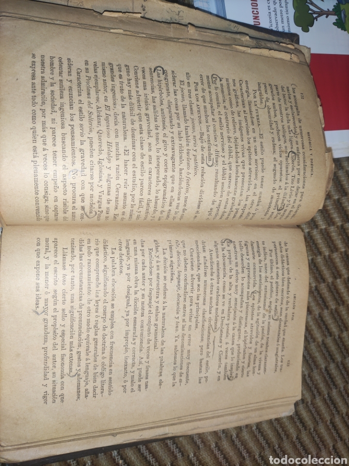 Libros antiguos: Ret&oacute;rica y Po&eacute;tica. - Foto 5