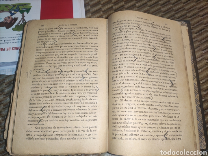 Libros antiguos: Ret&oacute;rica y Po&eacute;tica. - Foto 8