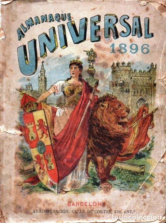 Libros antiguos: ALMANAQUE UNIVERSAL 1896 - Foto 1
