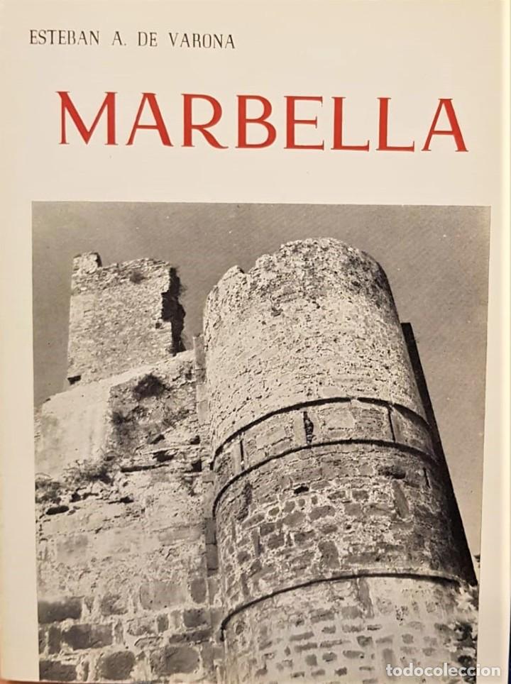 Libros antiguos: A. DE VARONA, Esteban. Marbella. M&aacute;laga, San Andr&eacute;s, 1870, 18 x 13,5 cm.,