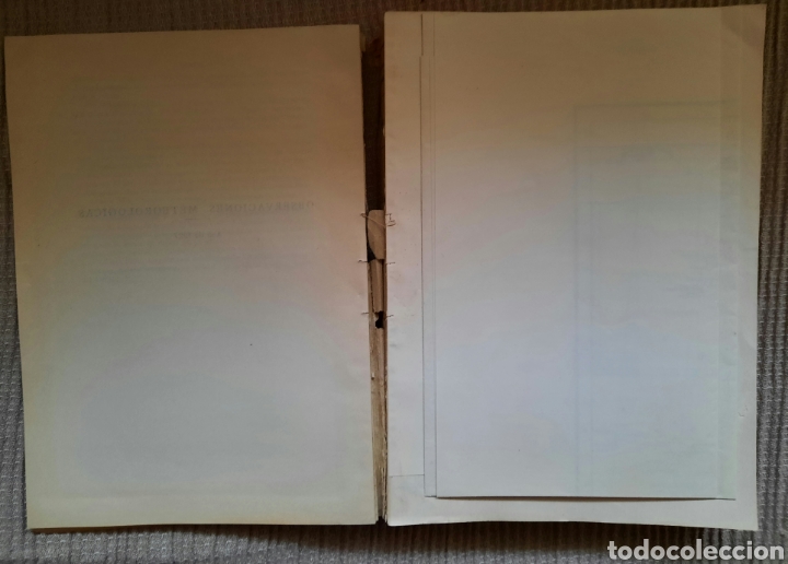 Libros antiguos: RESUMEN DE LAS OBSERVACIONES EFECTUADAS DURANTE EL A&Ntilde;O 1927 - Foto 8