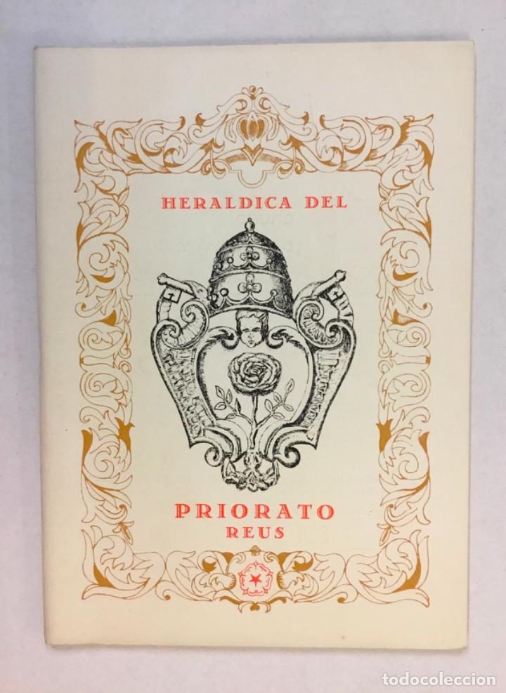 Libros antiguos: HER&Aacute;LDICA DEL PRIORATO. REUS. - Foto 1