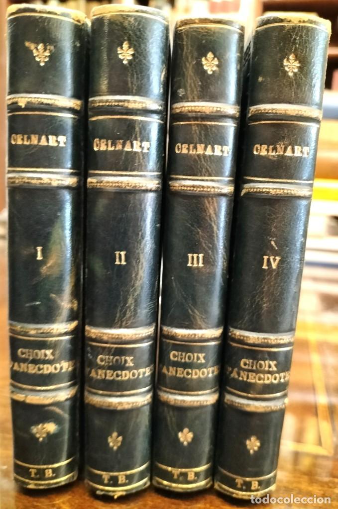 Libros antiguos: CHOIX D'ANECDOTES ANCIENNES ET MODERNES - HISTORIQUE SUR LA R&Eacute;VOLUTION FRAN&Ccedil;AIS - ca29