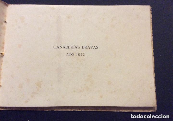 Libros antiguos: GANADERIAS BRAVAS. CHINDAS. 1942. - Foto 2