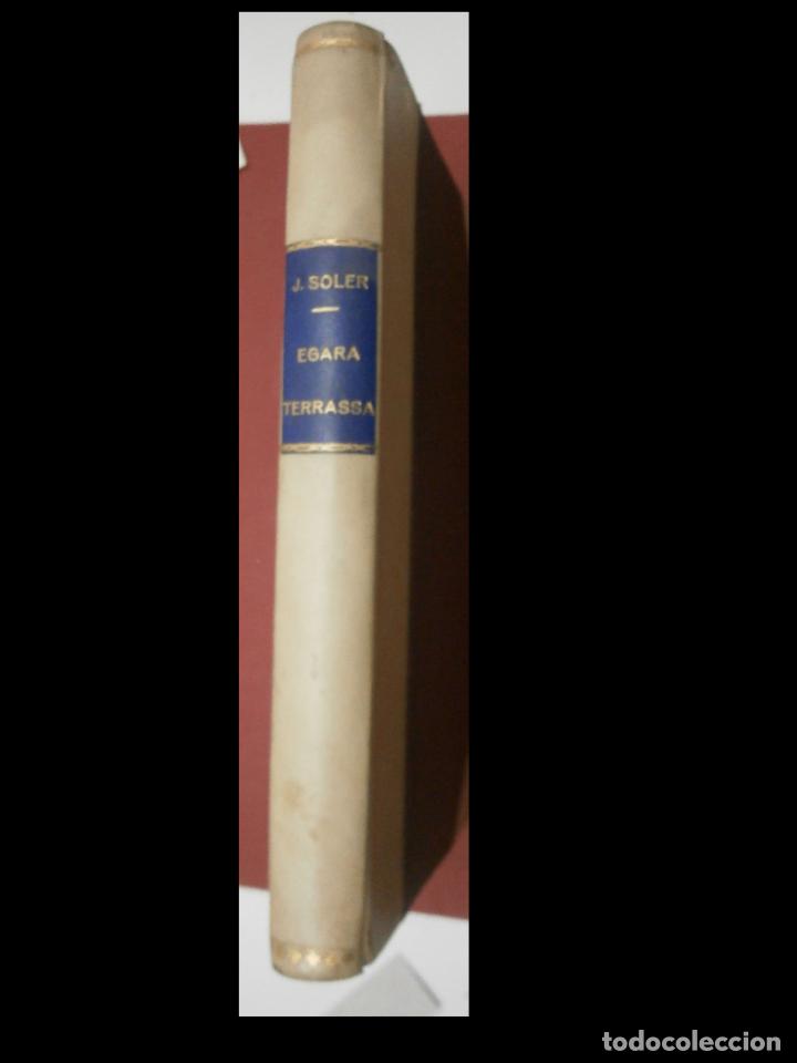 Libros antiguos: Egara- Tarrassa. Josep Soler i Palet - Foto 7