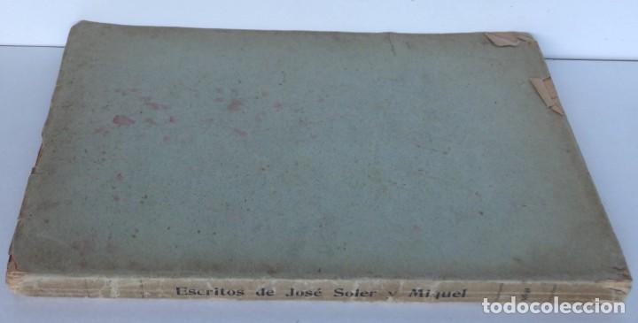 Libros antiguos: Escritos de Jos&eacute; Soler y Miquel - 1898 - Foto 4