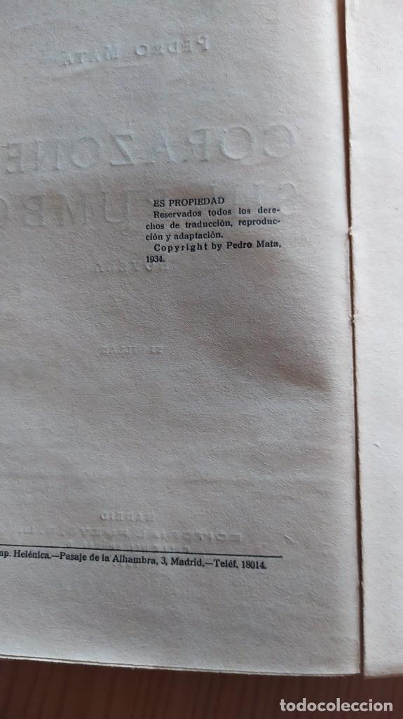 Libros antiguos: CORAZONES SIN RUMBO. Pedro Mata. 1934 - Foto 5