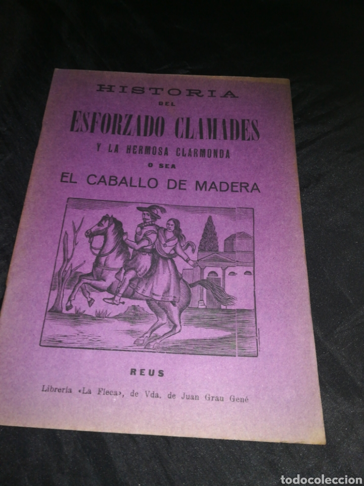 Libros antiguos: Esforzado Clamades La Fleca Reus 1898 - Foto 1