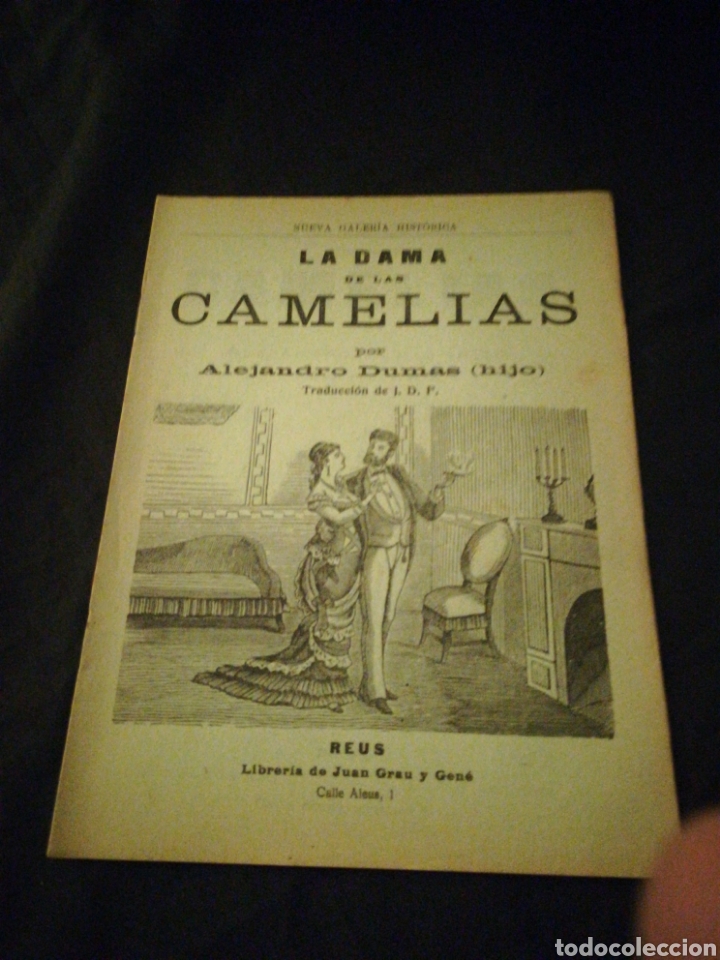 Libros antiguos: La dama de las Camelias la Fleca Reus 1898 - Foto 1