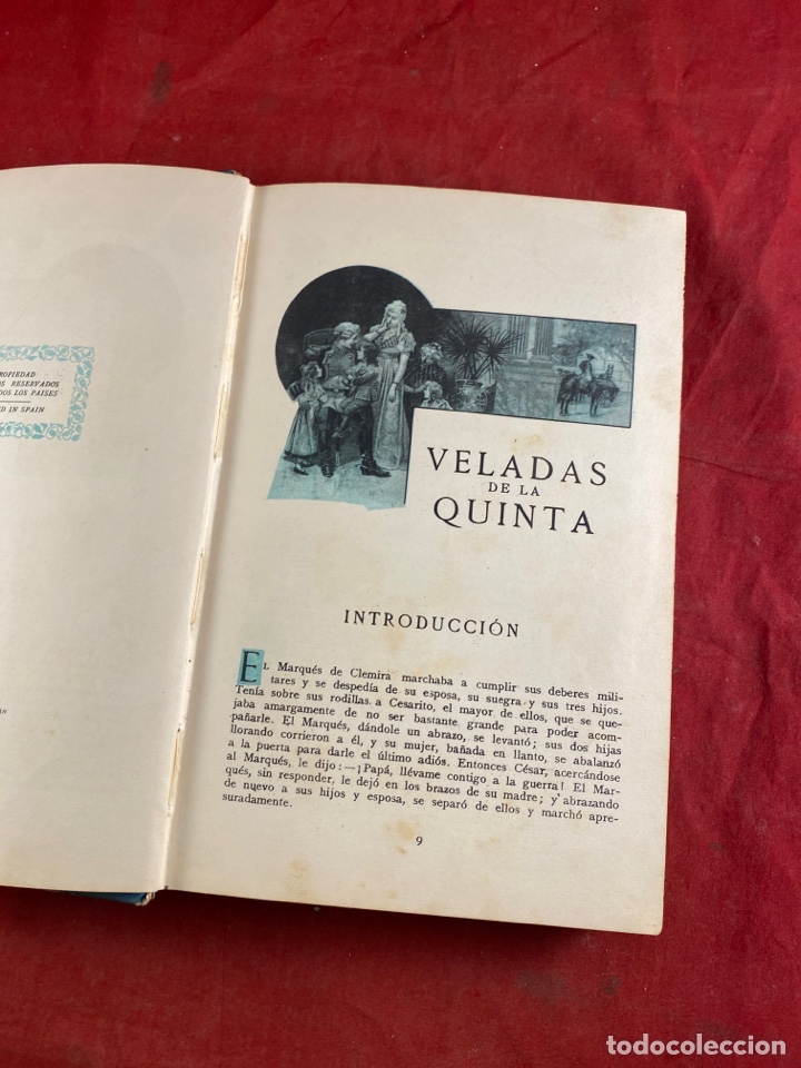 Libros antiguos: VELADAS DE LA QUINTA SATURNINO CALLEJA - Foto 3