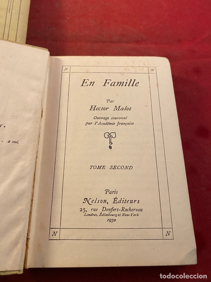 Libros antiguos: 4 tomos Nelson editeurs- Hector Malot y Daudet - Foto 3