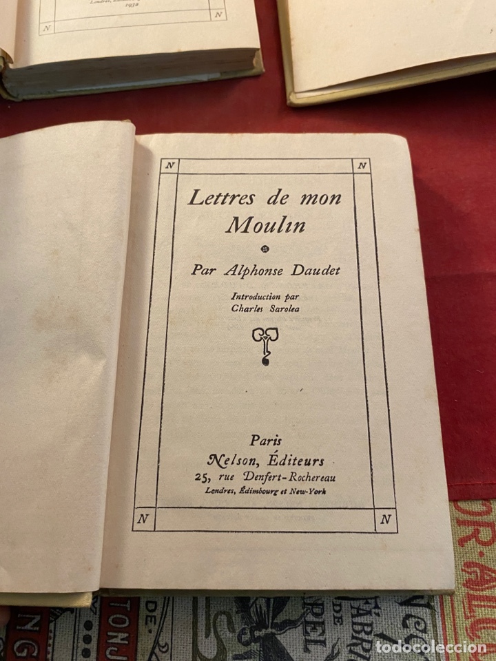 Libros antiguos: 4 tomos Nelson editeurs- Hector Malot y Daudet - Foto 6