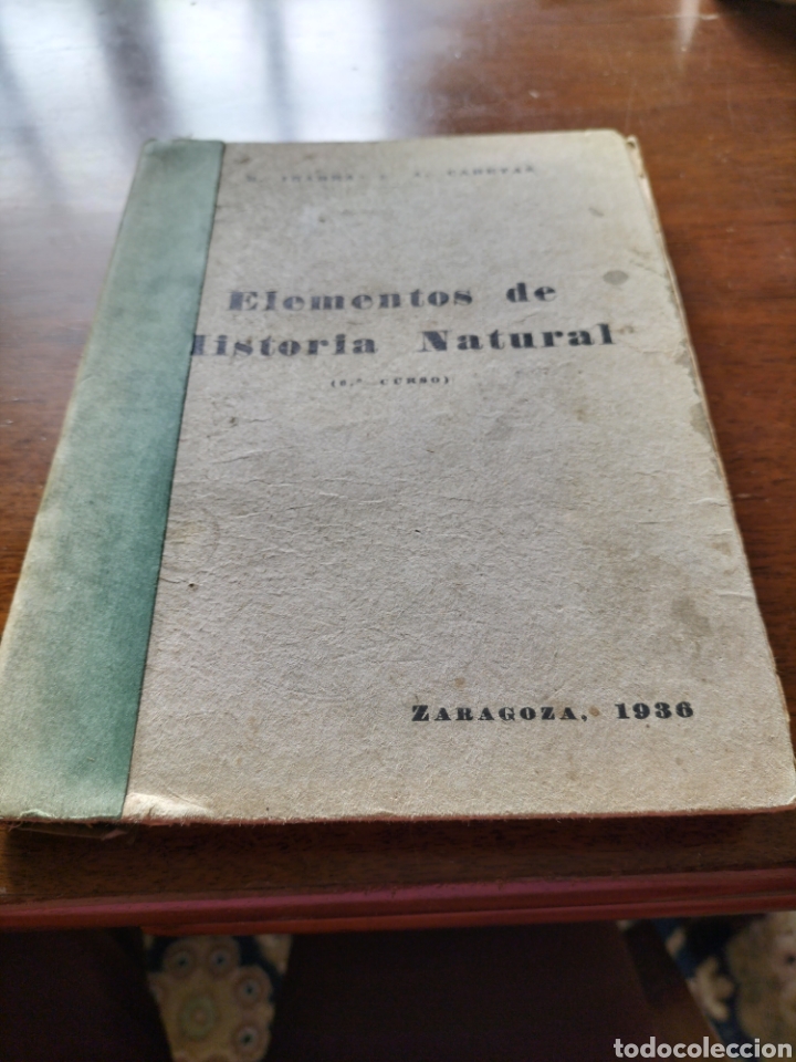 Libros antiguos: ELEMENTOS DE HISTORIA NATURAL - Foto 1