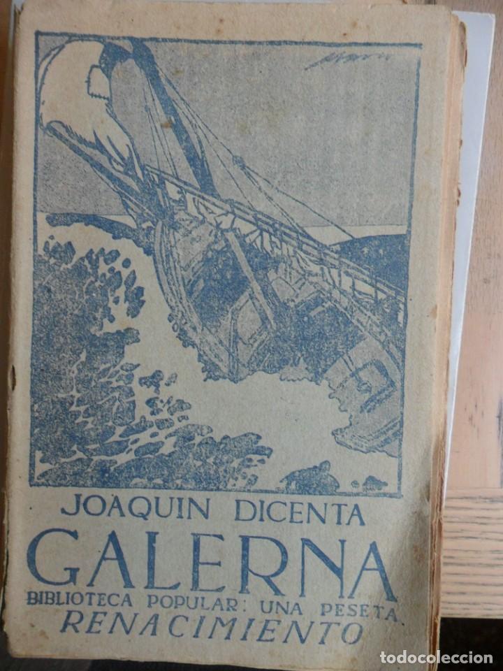 Libros antiguos: Galerna. Joaqu&iacute;n Dicenta. Renacimiento 1919 - Foto 1