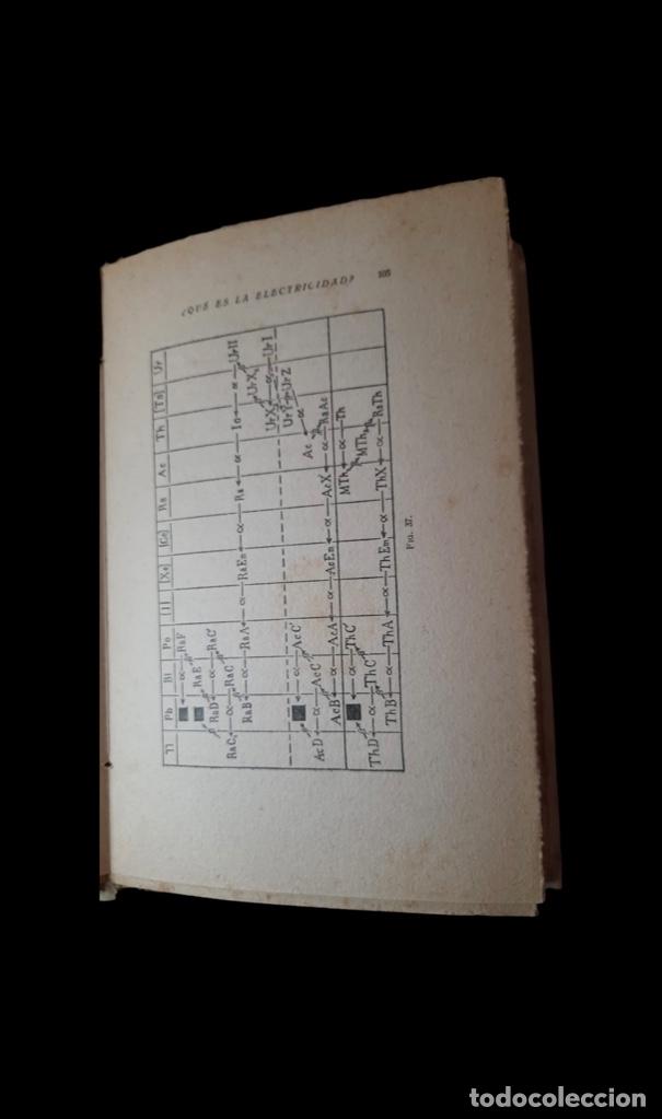 Libros antiguos: &iquest;Qu&eacute; es la electricidad? - Blas Cabrera - 1917 - Foto 4