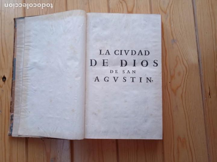Libros antiguos: La Ciudad de Dios. San Agustin - Foto 2