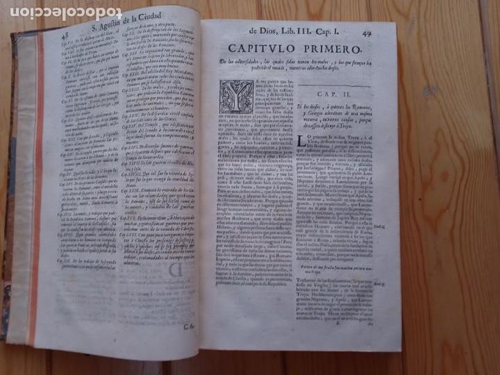 Libros antiguos: La Ciudad de Dios. San Agustin - Foto 5