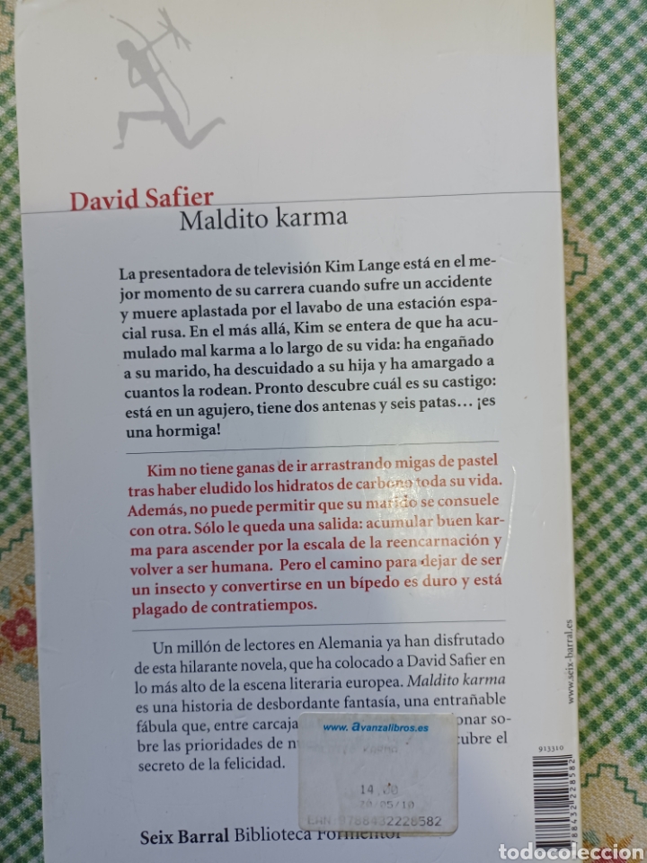 Libros antiguos: Barybook 228. . . maldito Karma David Safier - Foto 2